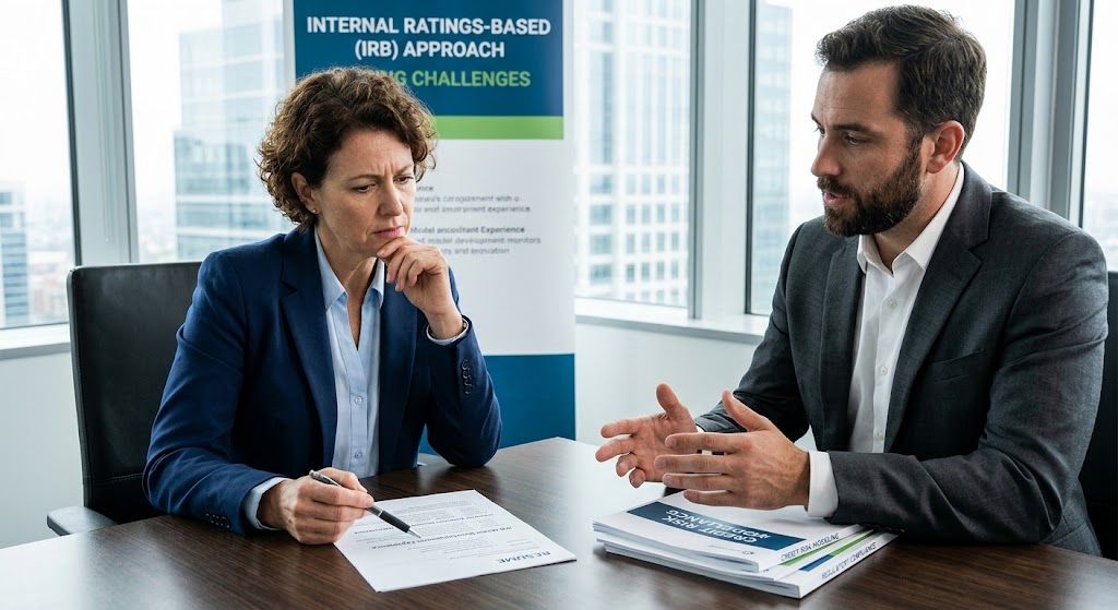 people discussing IRB credit risk recruitment